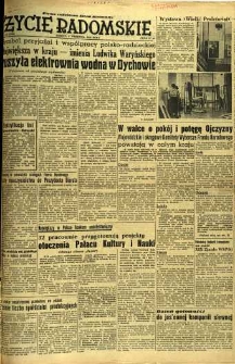 Życie Radomskie, 1952, nr 214