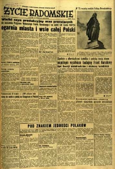 Życie Radomskie, 1952, nr 219