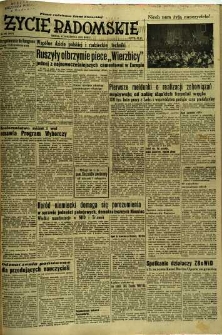 Życie Radomskie, 1952, nr 223