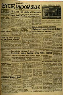 Życie Radomskie, 1952, nr 231