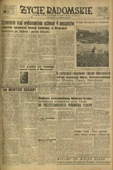 Życie Radomskie, 1949, nr 314