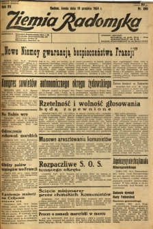Ziemia Radomska, 1934, R. 7, nr 290