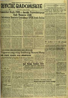 Życie Radomskie, 1953, nr 55