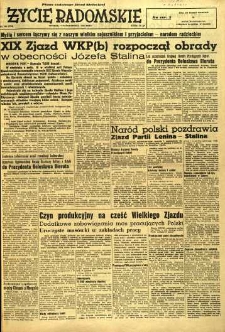 Życie Radomskie, 1952, nr 240