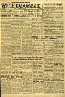 Życie Radomskie, 1952, nr 243