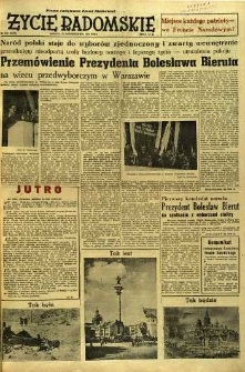 Życie Radomskie, 1952, nr 256