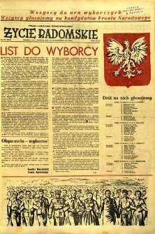 Życie Radomskie, 1952, nr 257
