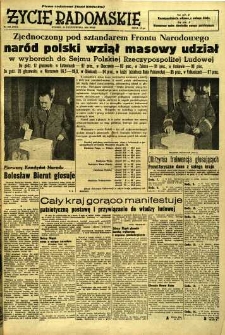 Życie Radomskie, 1952, nr 258