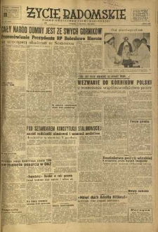 Życie Radomskie, 1949, nr 336