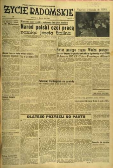 Życie Radomskie, 1953, nr 63
