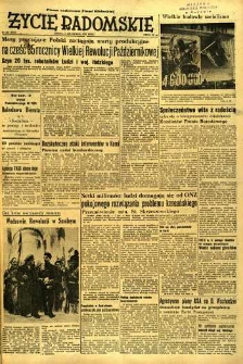 Życie Radomskie, 1952, nr 265