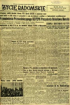 Życie Radomskie, 1952, nr 266