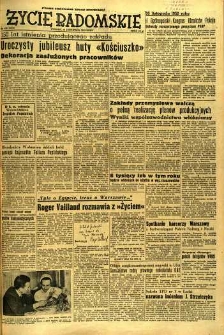 Życie Radomskie, 1952, nr 276