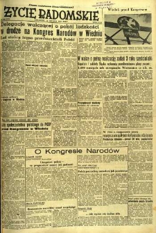 Życie Radomskie, 1952, nr 296