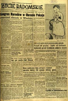 Życie Radomskie, 1952, nr 298