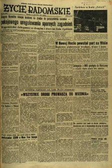 Życie Radomskie, 1952, nr 301