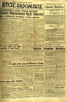 Życie Radomskie, 1952, nr 306