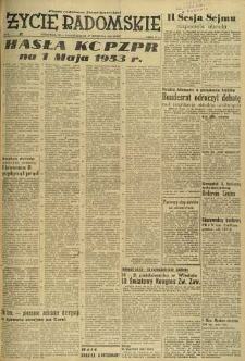 Życie Radomskie, 1953, nr 99