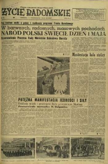 Życie Radomskie, 1953, nr 105