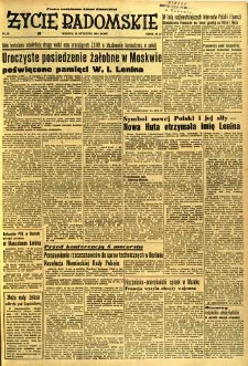 Życie Radomskie, 1954, nr 20