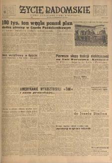 Życie Radomskie, 1951, nr 275
