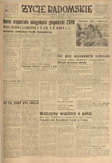 Życie Radomskie, 1951, nr 282