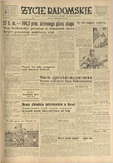 Życie Radomskie, 1951, nr 285