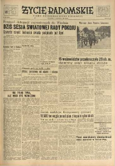 Życie Radomskie, 1951, nr 286