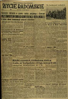 Życie Radomskie, 1954, nr 30