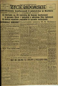 Życie Radomskie, 1954, nr 44