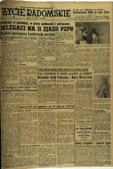 Życie Radomskie, 1954, nr 50