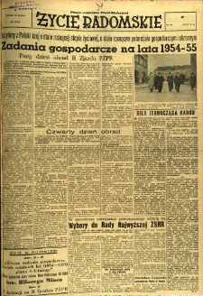 Życie Radomskie, 1954, nr 64