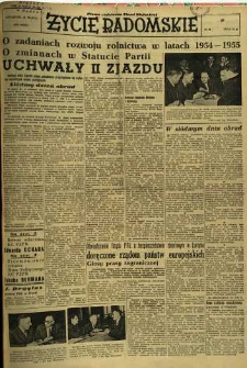 Życie Radomskie, 1954, nr 66