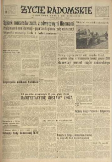 Życie Radomskie, 1951, nr 306