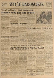 Życie Radomskie, 1951, nr 324