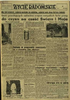 Życie Radomskie, 1954, nr 84