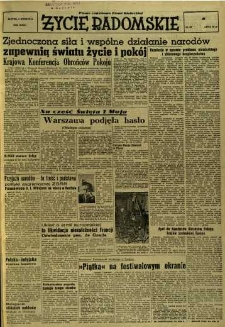Życie Radomskie, 1954, nr 85