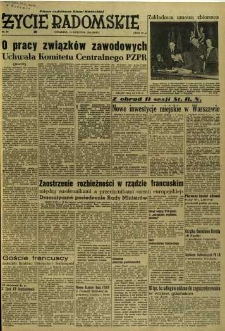 Życie Radomskie, 1954, nr 90