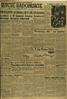 Życie Radomskie, 1954, nr 109