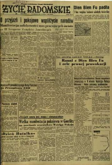 Życie Radomskie, 1954, nr 110
