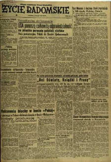 Życie Radomskie, 1954, nr 117
