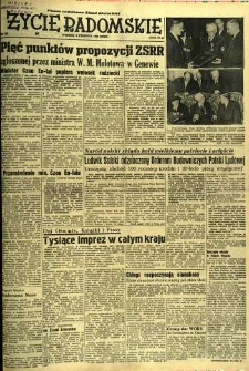 Życie Radomskie, 1954, nr 135