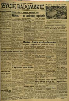 Życie Radomskie, 1954, nr 145