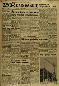 Życie Radomskie, 1954, nr 161