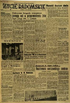 Życie Radomskie, 1954, nr 165