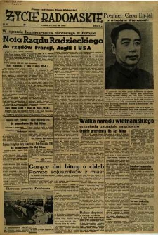 Życie Radomskie, 1954, nr 177