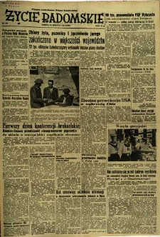 Życie Radomskie, 1954, nr 199