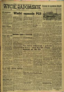 Życie Radomskie, 1954, nr 215