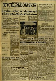 Życie Radomskie, 1954, nr 235
