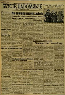 Życie Radomskie, 1954, nr 258
